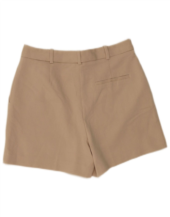Pantaloni scurți casual pentru femei Zara Medium W30 Bej Bumbac