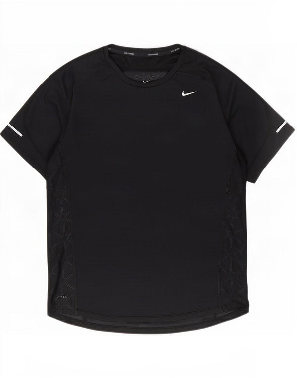 Tricou Nike Dri Fit pentru bărbați Top Mediu Negru Poliester