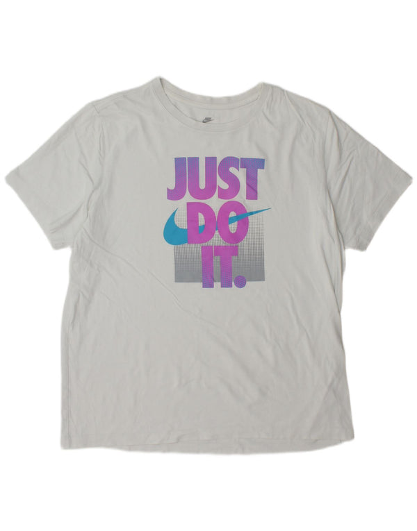 Tricou grafic pentru bărbați Nike Top XL Bumbac alb