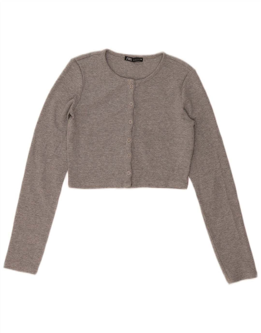 Crop Top pentru femei Zara UK 8 Small Gri
