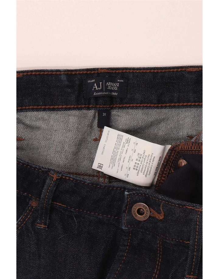 Blugi slim pentru bărbați Armani W31 L33 bumbac bleumarin