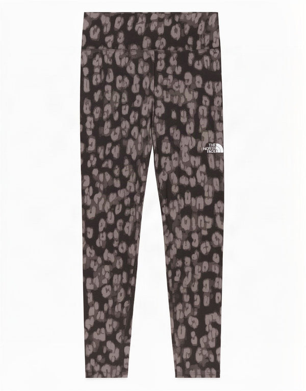Jambiere pentru fete The North Face 12-13 ani, mare, gri, poliester cu imprimeu animal