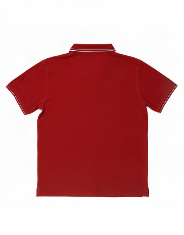 Tricou polo Lyle & Scott pentru bărbați, bumbac roșu 2XL