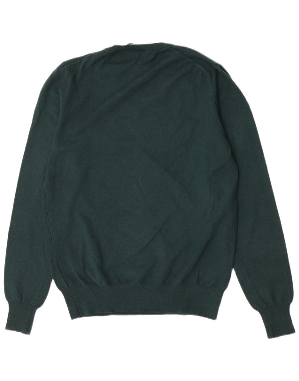 Pulover Fred Perry pentru femei, cu formă obișnuită, cu gât crew, mare, verde