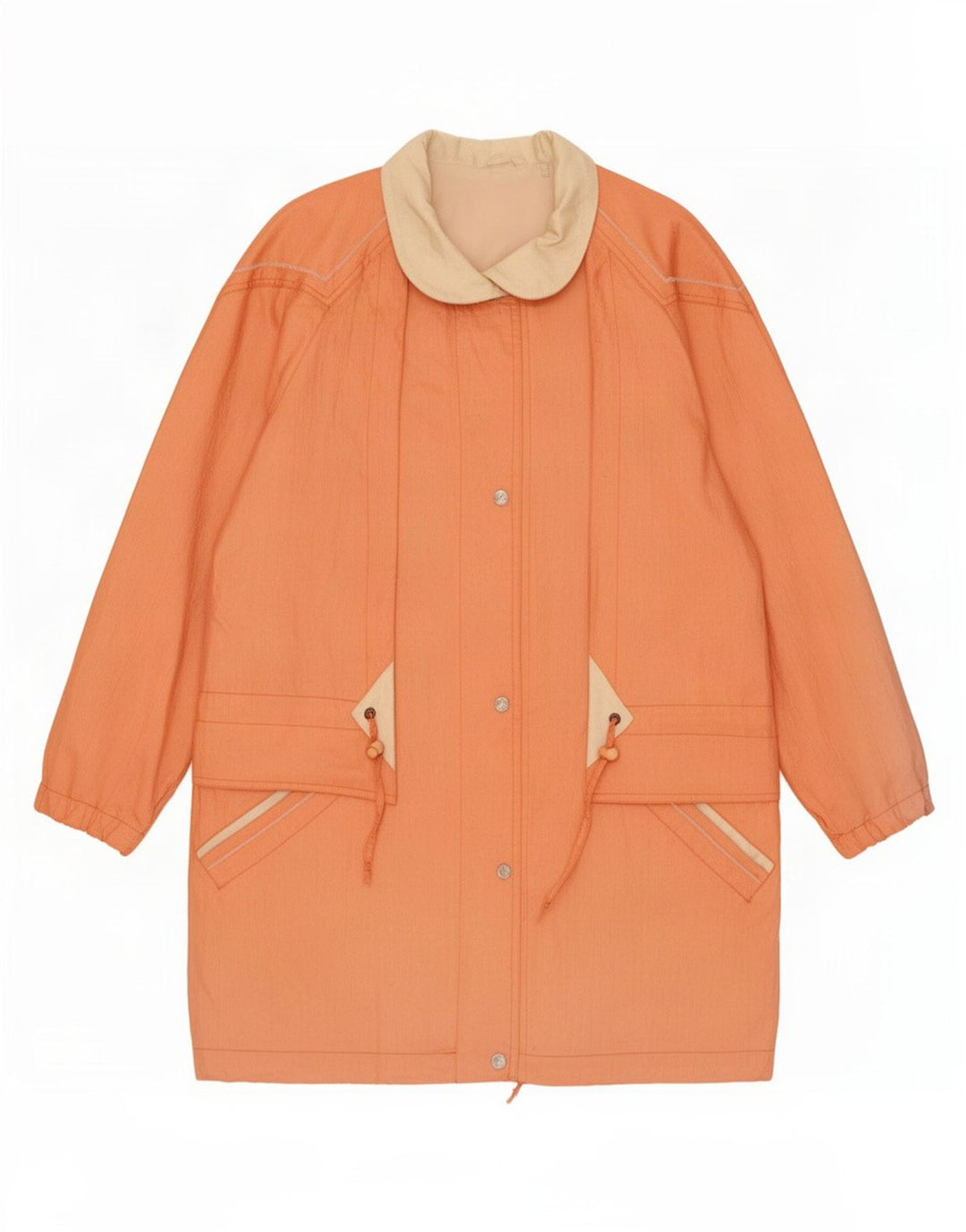 Nouă jachetă parka Fast pentru femei UK 16 mare portocaliu Colorblock