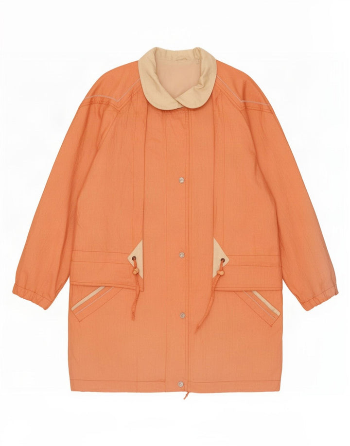 Nouă jachetă parka Fast pentru femei UK 16 mare portocaliu Colorblock