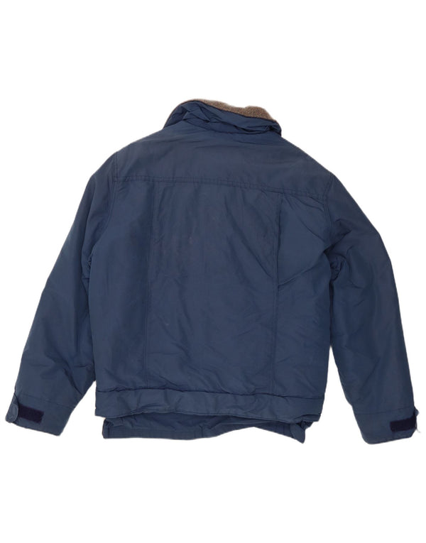 Jachetă bomber pentru bărbați Woolrich UK 40 mare bumbac bleumarin