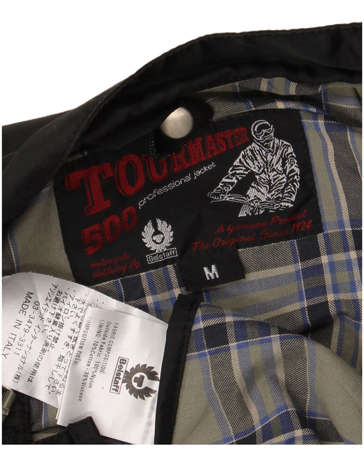 Jachetă Belstaff Racer pentru bărbați UK 38 Medium Black Nylon