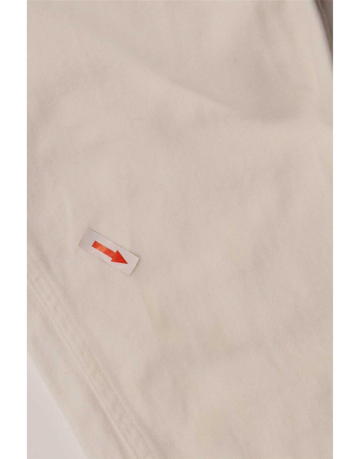 Blugi conici pentru femei Vintage IT 46 Large W30 L32 White