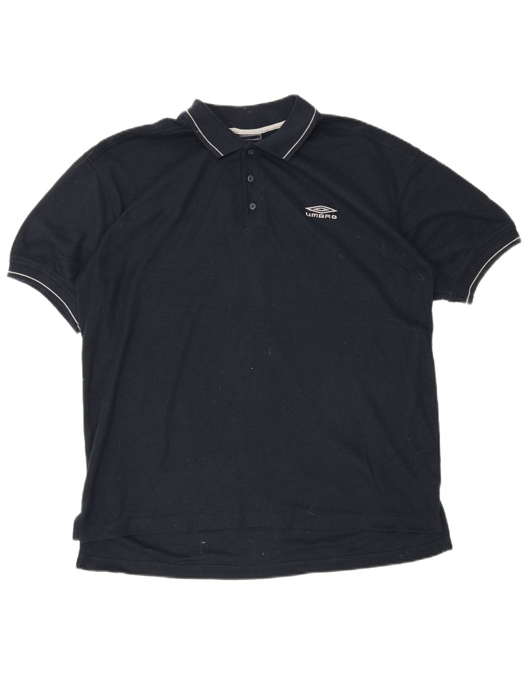 Cămașă polo Umbro pentru bărbați, mare, poliester bleumarin