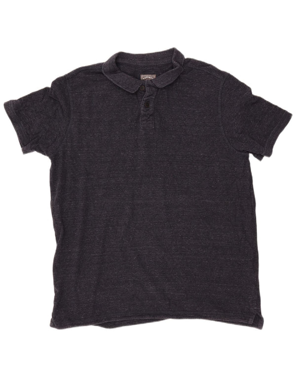 Tricou polo pentru bărbați FAT FACE 2XL, bumbac cu pete albastru marine