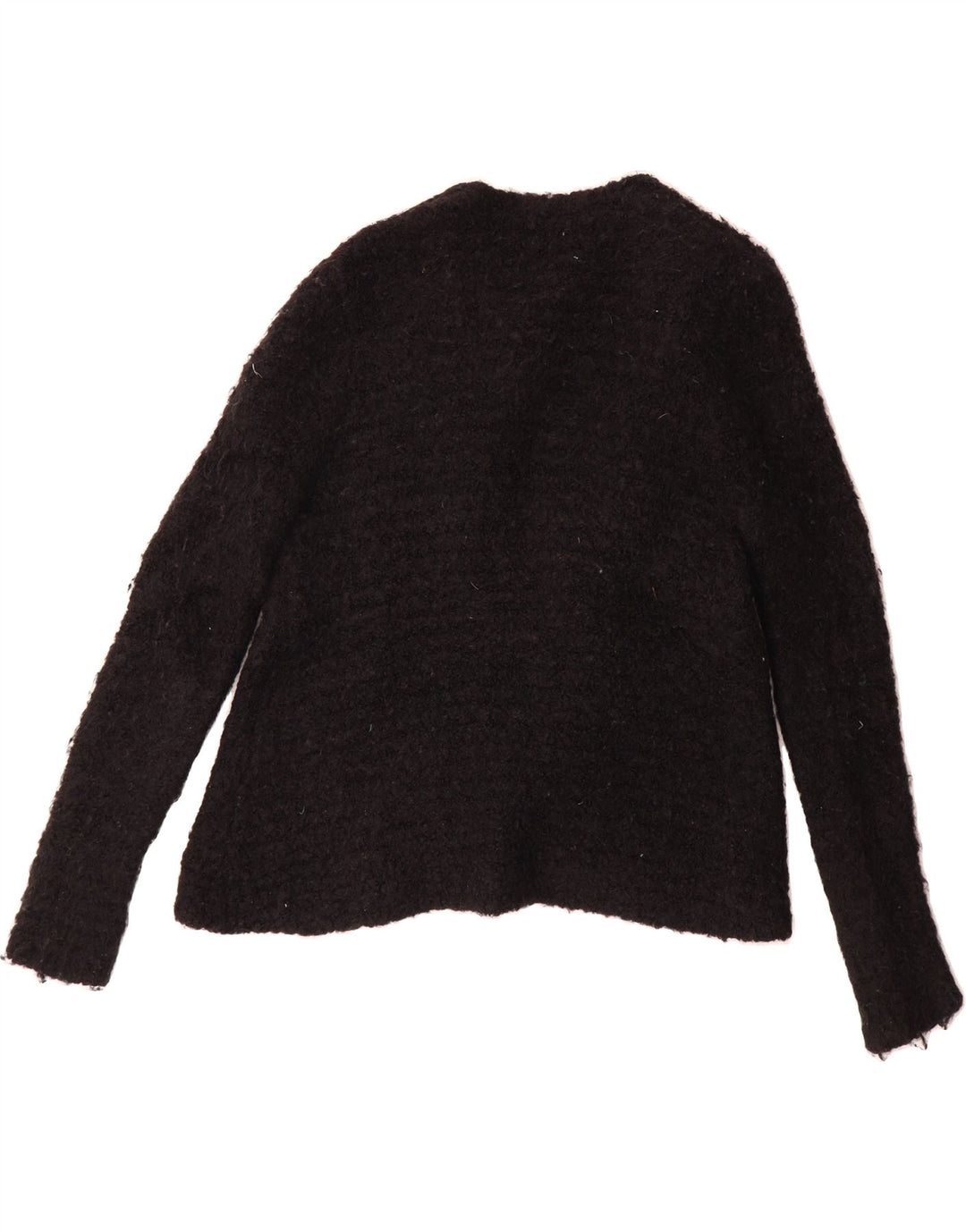 TED BAKER Womens Open Cardigan Sweater UK 14 Medium Black Wool Vintage Ted Baker and Second-Hand Ted Baker from Messina Hembry 