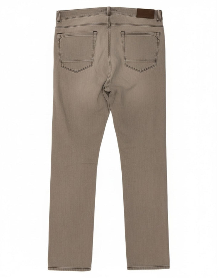 Trussardi blugi slim pentru bărbați W31 L33 bumbac gri