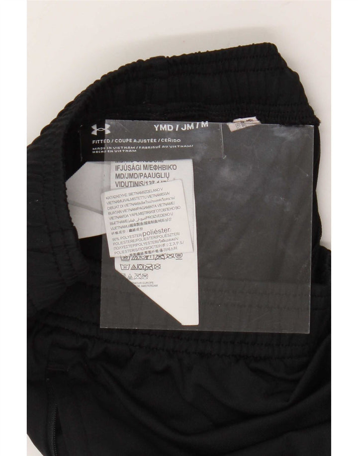 Pantaloni de trening Under Armour pentru baieti 9-10 ani poliester negru mediu