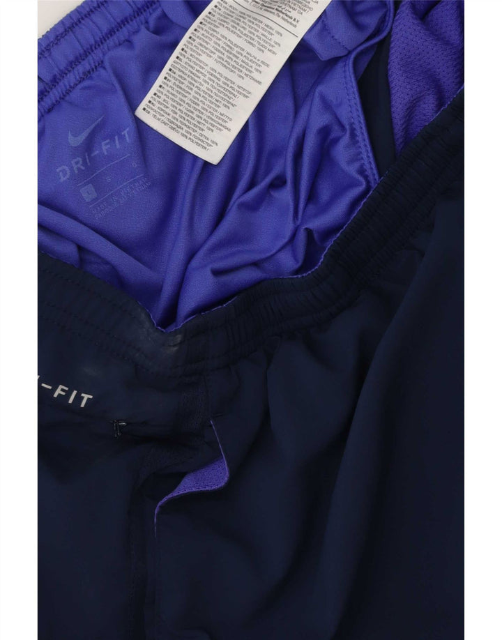 Pantaloni scurți sport Nike Dri Fit pentru bărbați, mari, mov, poliester color bloc