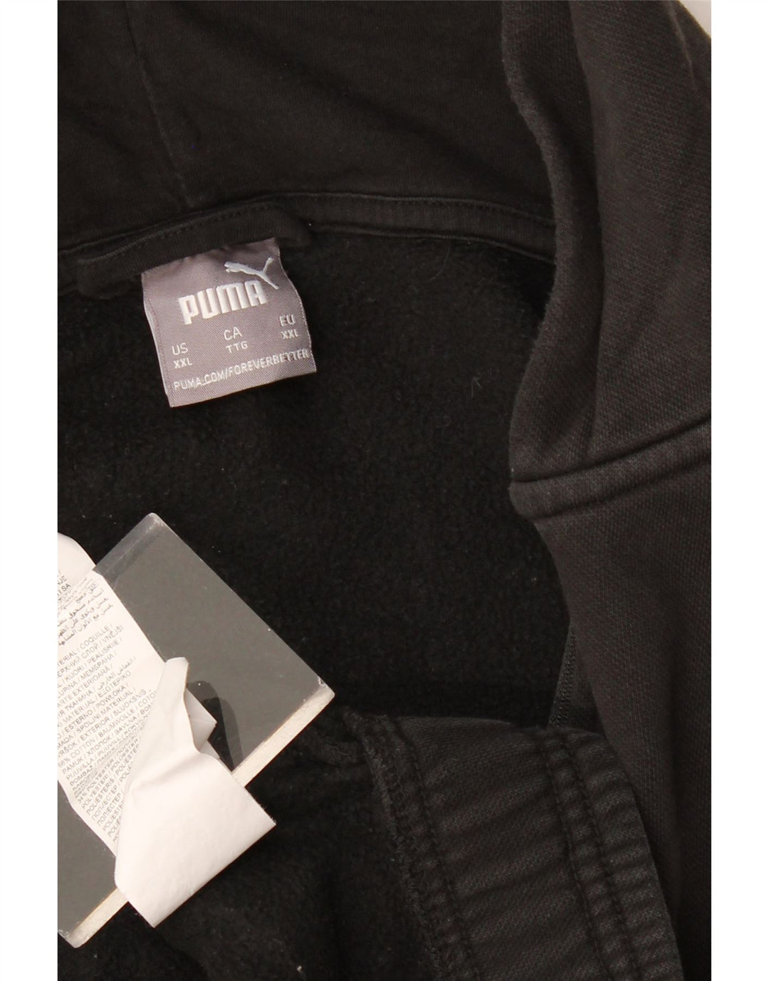 Pulover PUMA pentru bărbați, cu fermoar, 2XL, bumbac color bloc