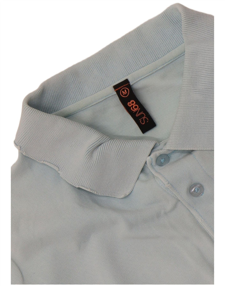 Tricou polo pentru bărbați Sun68, albastru mediu