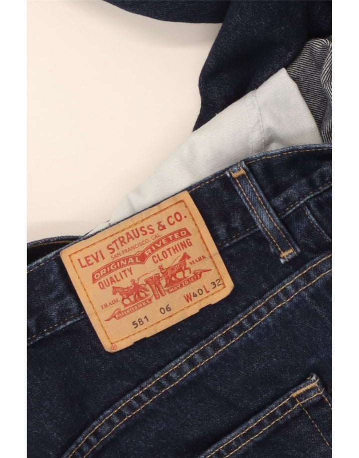 Blugi drepti pentru bărbați Levi's 581 W40 L32 bleumarin
