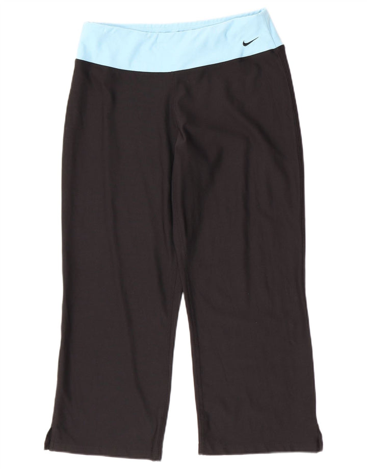 Leggings Capri Nike pentru femei UK 8/10 Poliester mediu negru