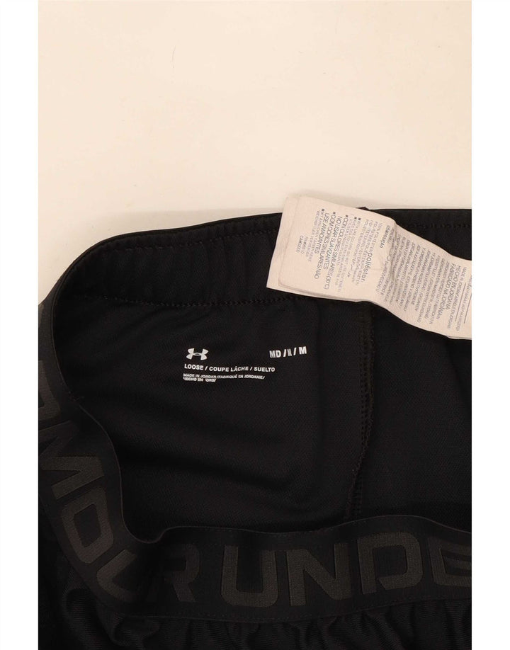Pantaloni scurți sport grafic Under Armour pentru bărbați, poliester mediu negru