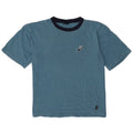 Tricou Asics pentru bărbați Top mediu albastru bumbac cu pete