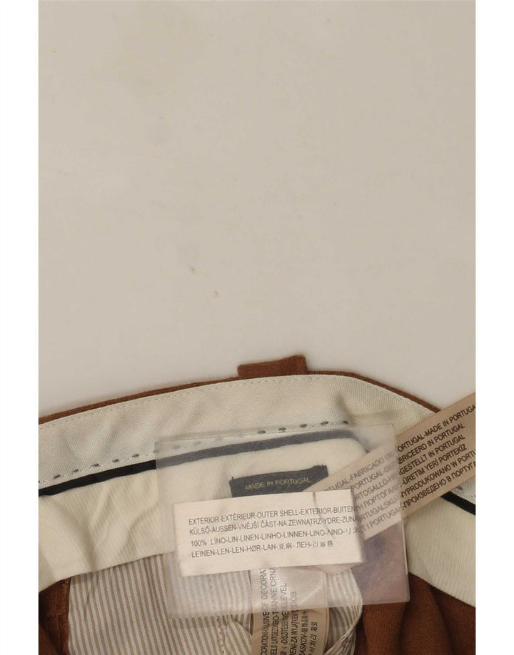 Massimo Dutti Pantaloni Chino Regular pentru Femei EU 40 Mediu L30 L31 Maro