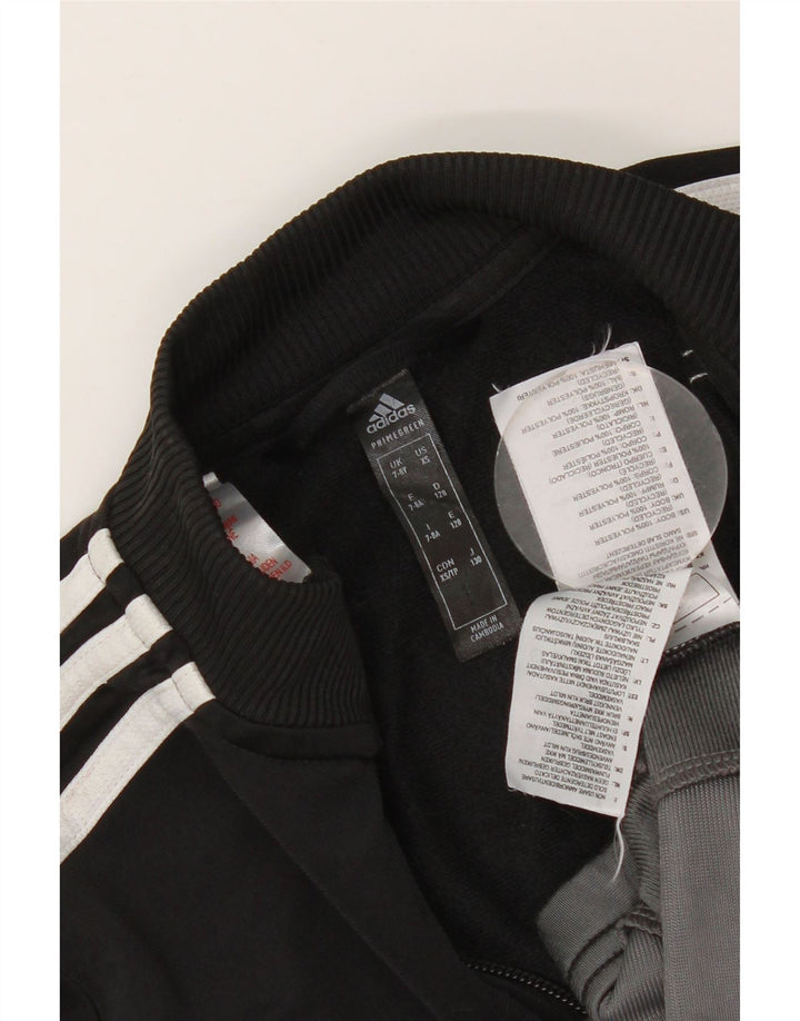 Jachetă de trening pentru băieți Adidas 7-8 ani, negru, poliester