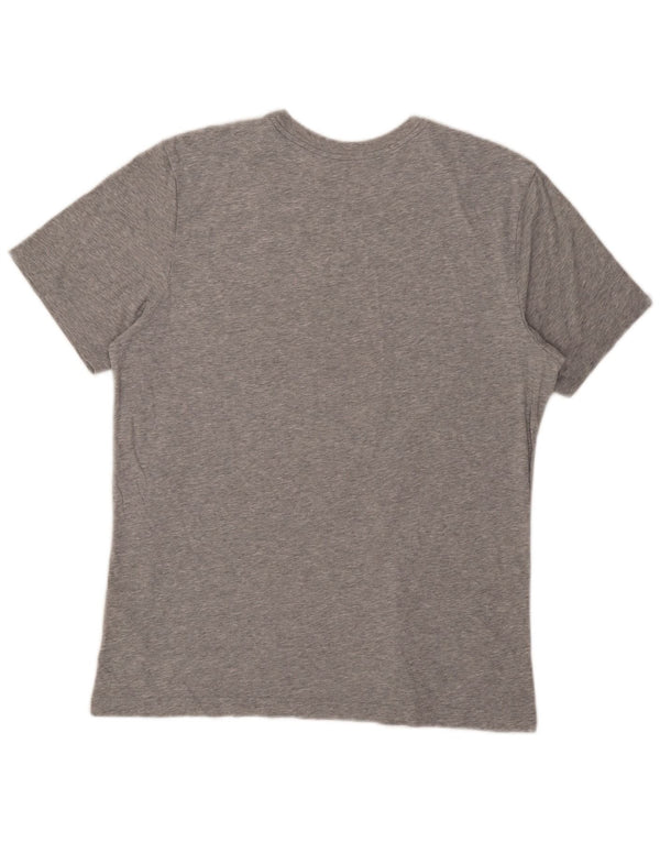 Tricou grafic Nike pentru bărbați Top mare din bumbac gri