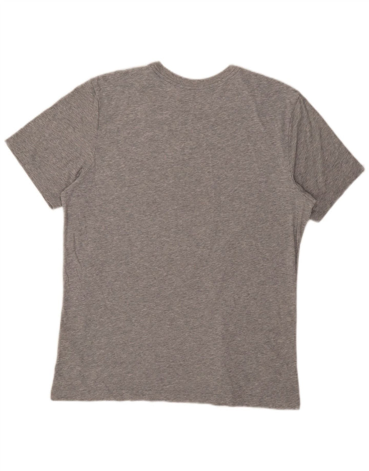 Tricou grafic Nike pentru bărbați Top mare din bumbac gri