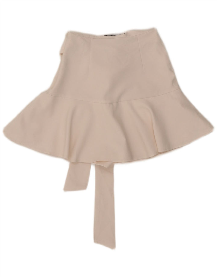 Fusta pentru femeie Zara XS W24 poliester alb