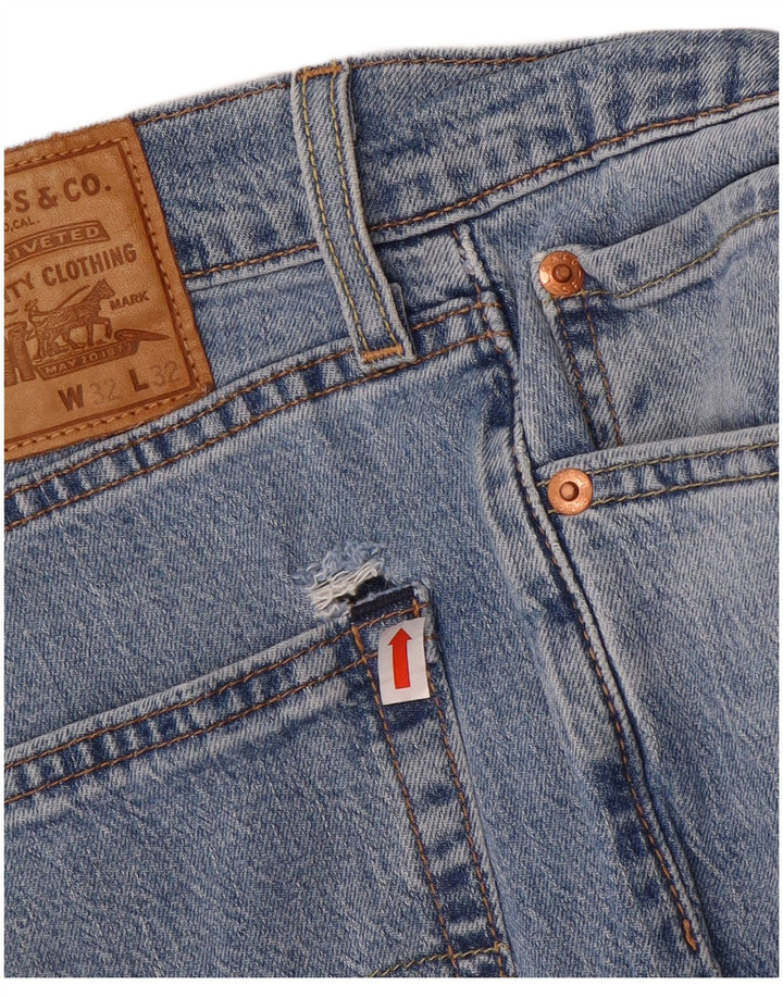 Blugi conici pentru bărbați Levi's 512 Slim Tapered W32 L32 Bumbac albastru
