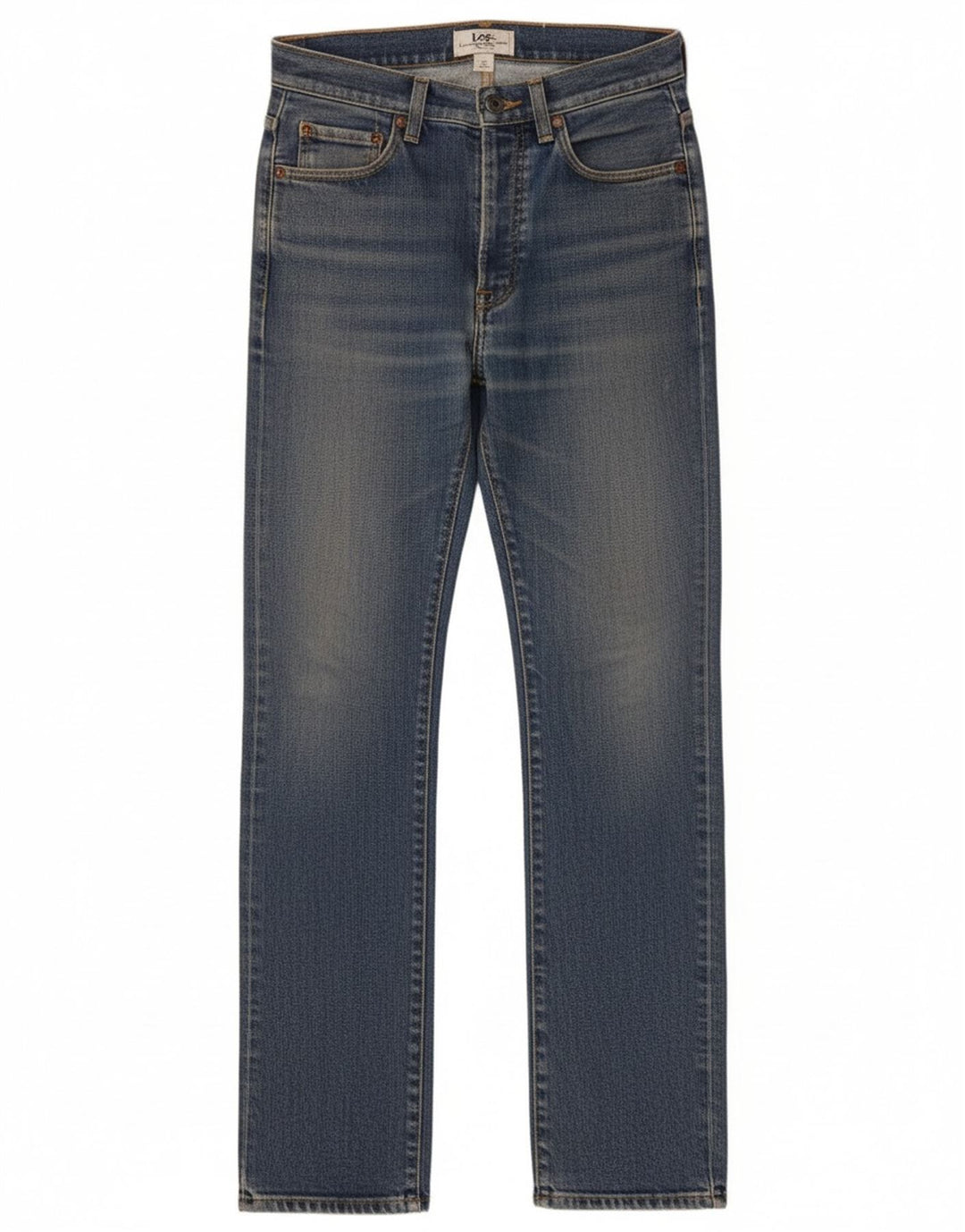 Blugi slim pentru femei Lee W28 L33 albastru