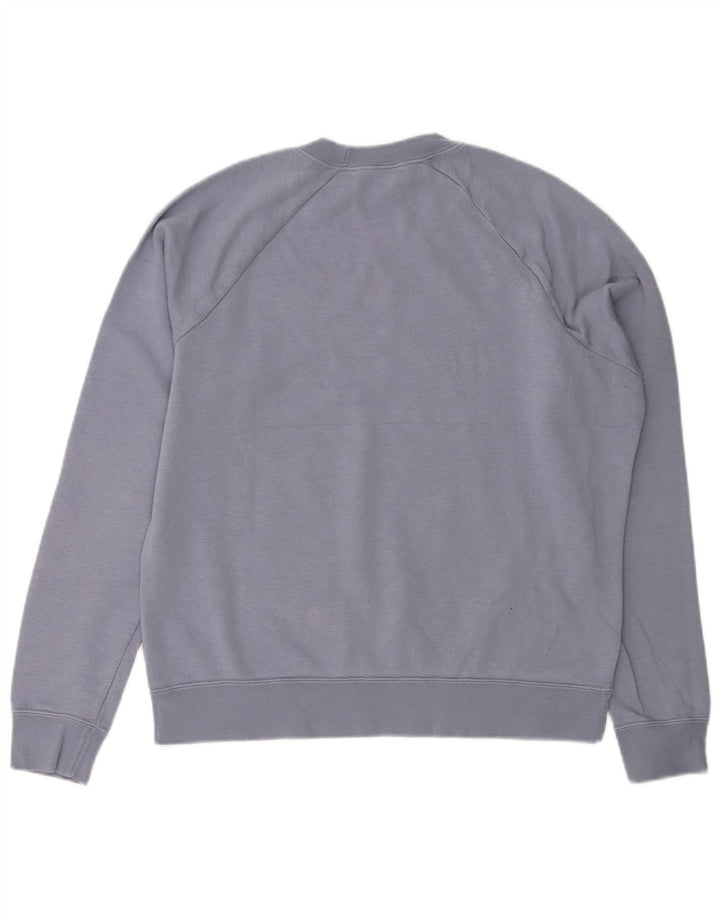 Pulover NIKE pentru femei, UK 14, bumbac albastru mediu