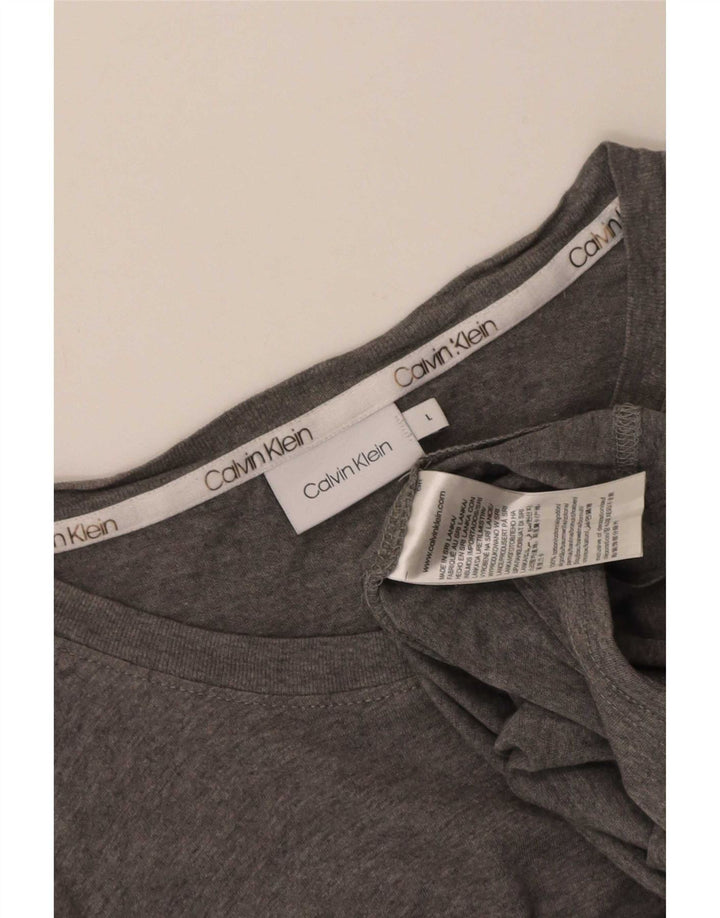 Tricou Calvin Klein pentru bărbați Top mare bumbac gri