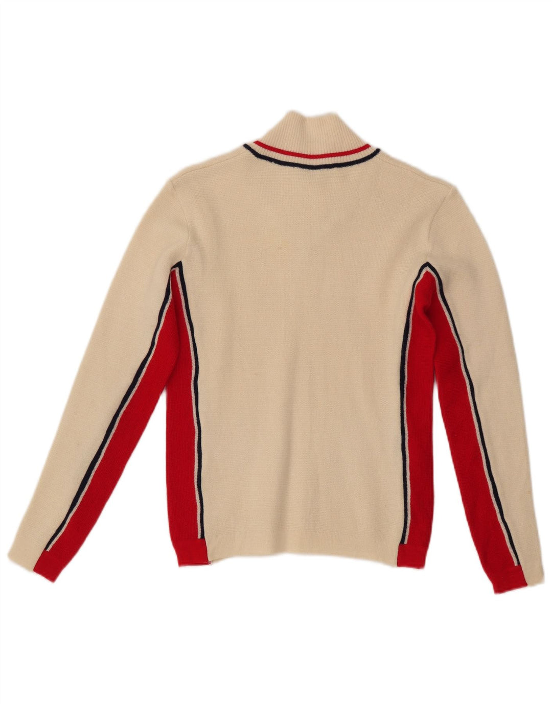 AUSTRALIAN L'ALPINA Pulover cu decolteu în V pentru femei UK 12 Medium Off White