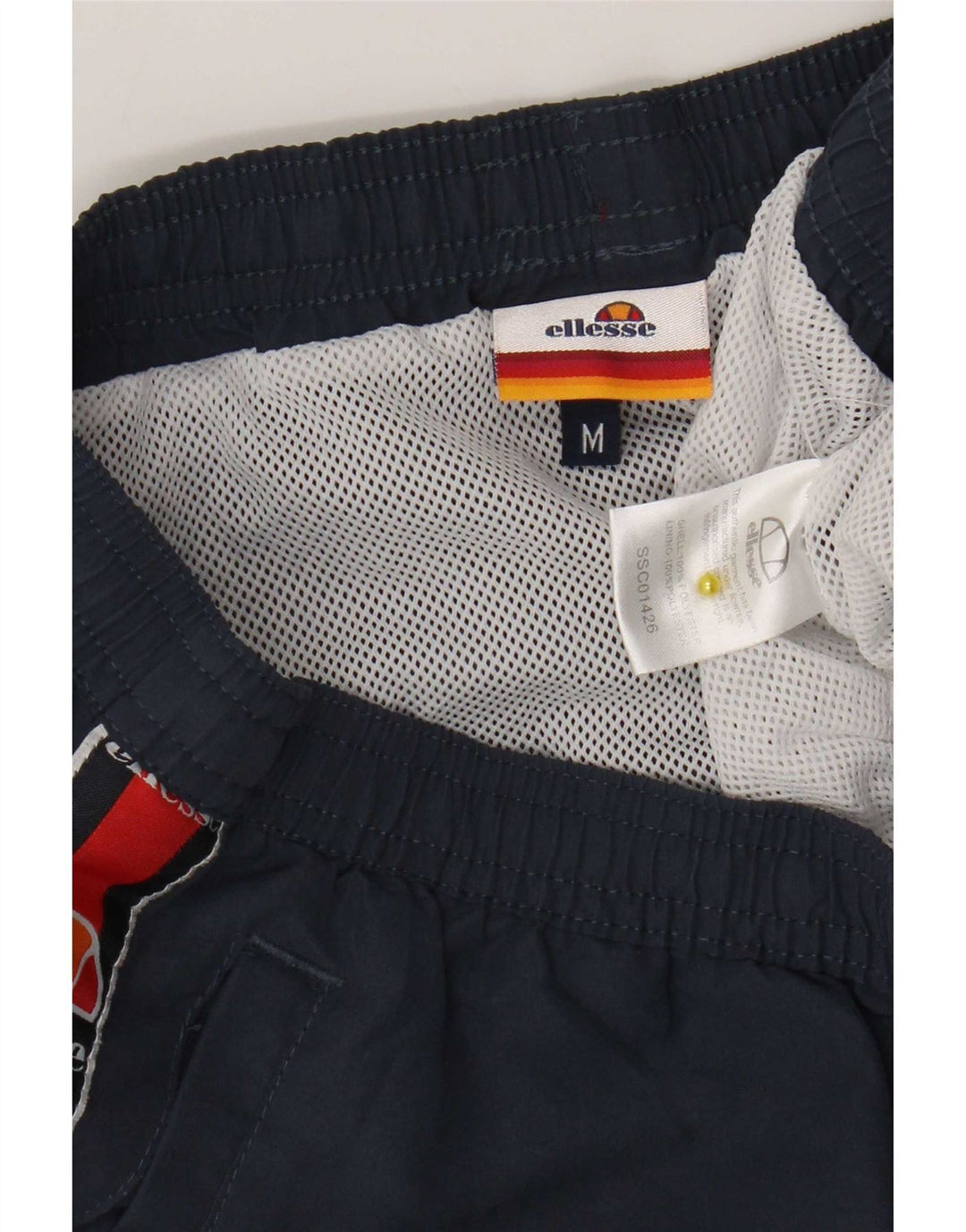 Pantaloni scurți de înot cu grafică pentru bărbați Ellesse, medii, albastru bleumarin
