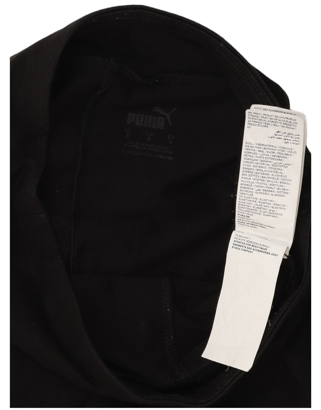 Leggings grafic PUMA pentru femei UK 10 mic bumbac negru