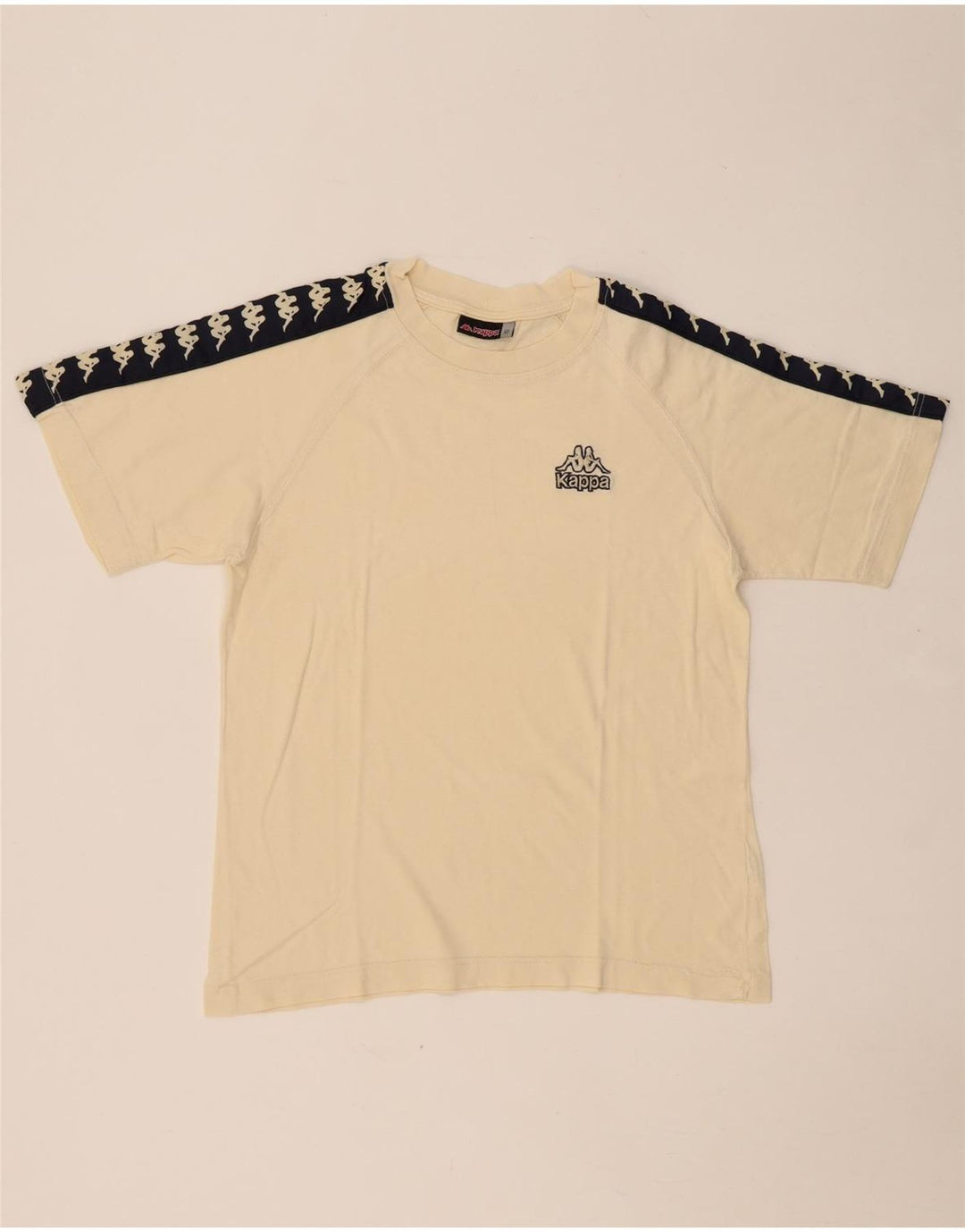 Tricou grafic pentru bărbați KAPPA Top mic, bej, bumbac color bloc