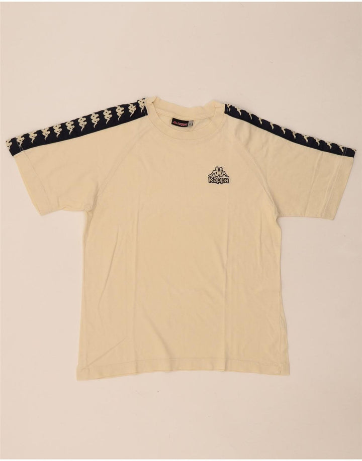 Tricou grafic pentru bărbați KAPPA Top mic, bej, bumbac color bloc