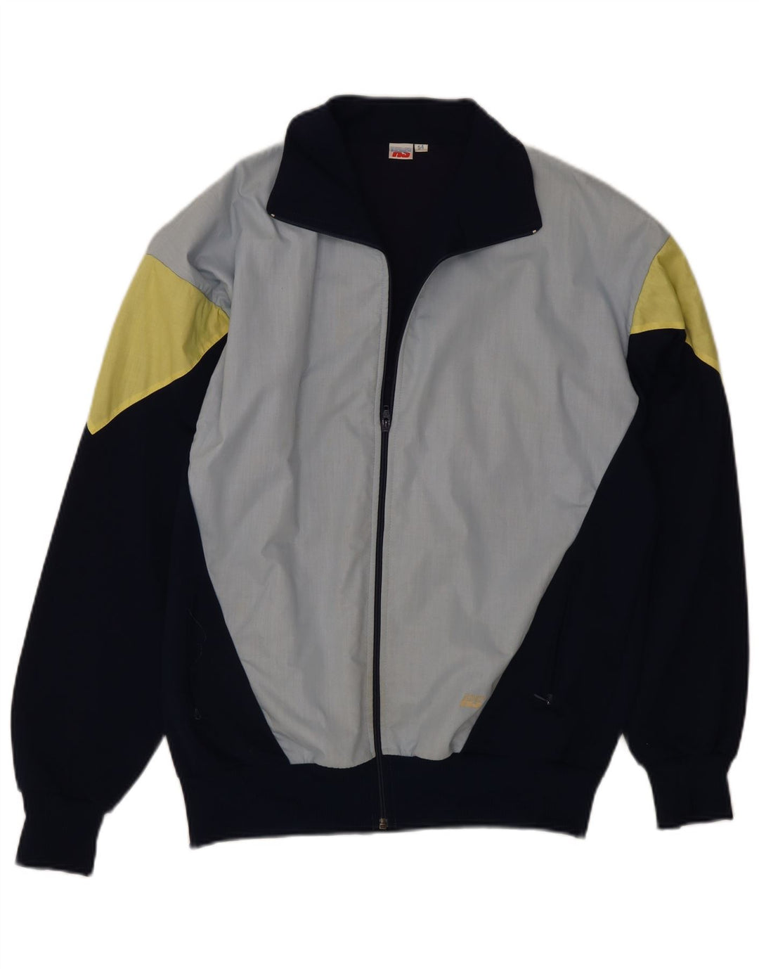 Jachetă de trening vintage pentru bărbați IT 54 XL, albastru bleumarin, color block