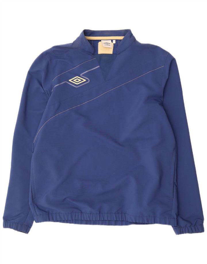 Umbro pentru bărbați, cu pulover grafic, jachetă de top cu dungi mari, albastre