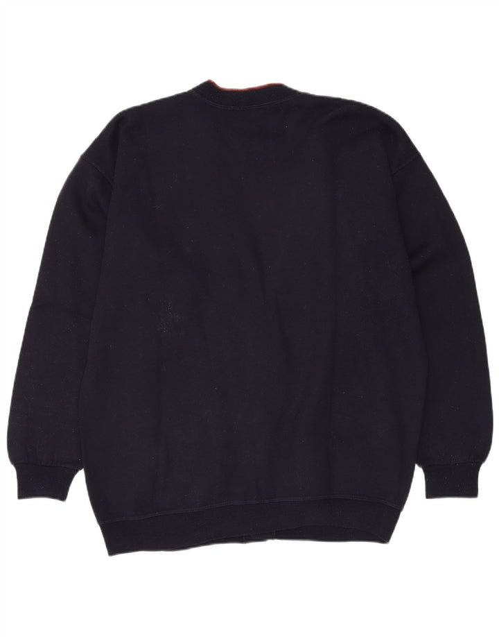 Pulover cardigan pentru bărbați GREAT BAY XL Bumbac bleumarin