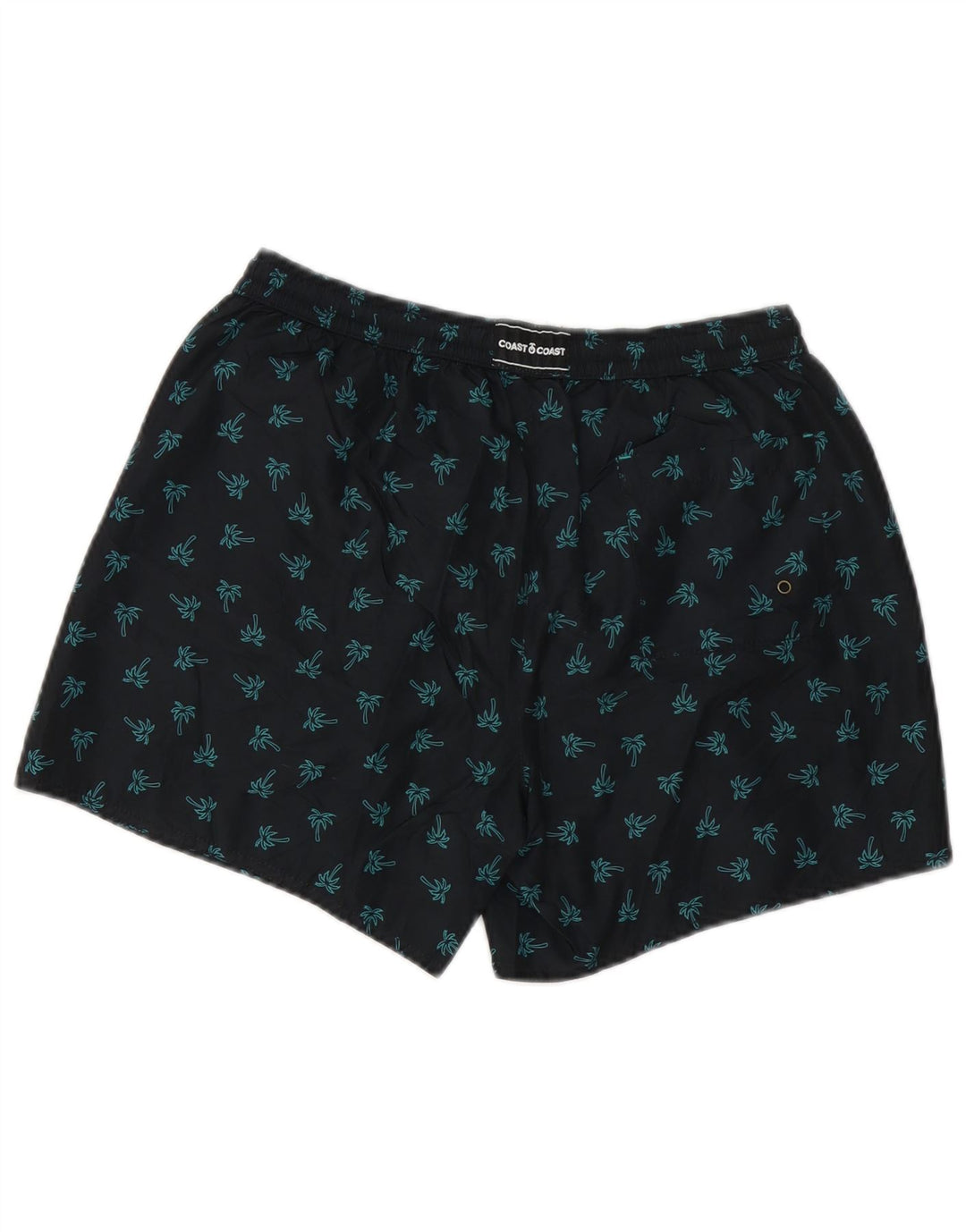 COAST Pantaloni scurți de înot grafic pentru bărbați, poliester mediu negru