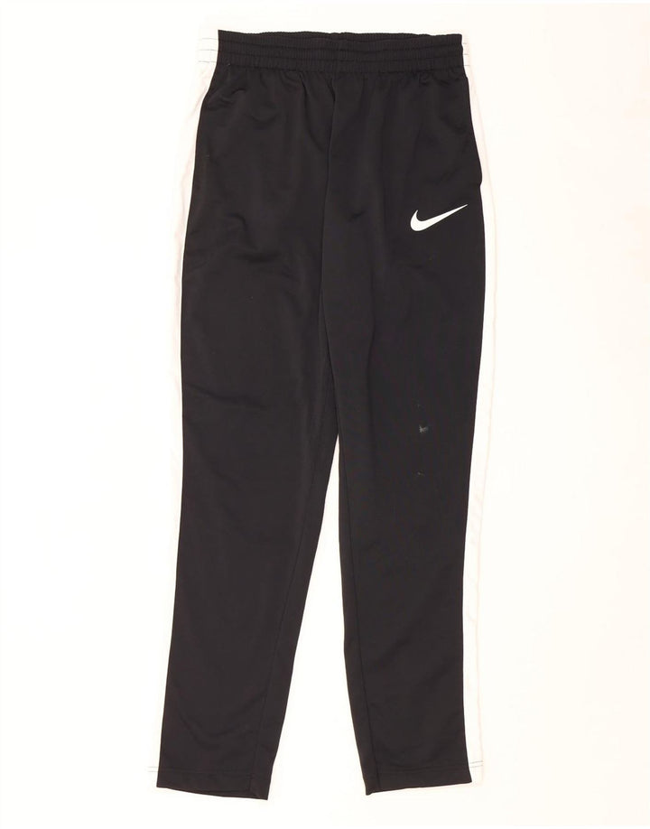 Pantaloni de trening NIKE pentru bărbați, negru mediu, poliester bloc de culoare