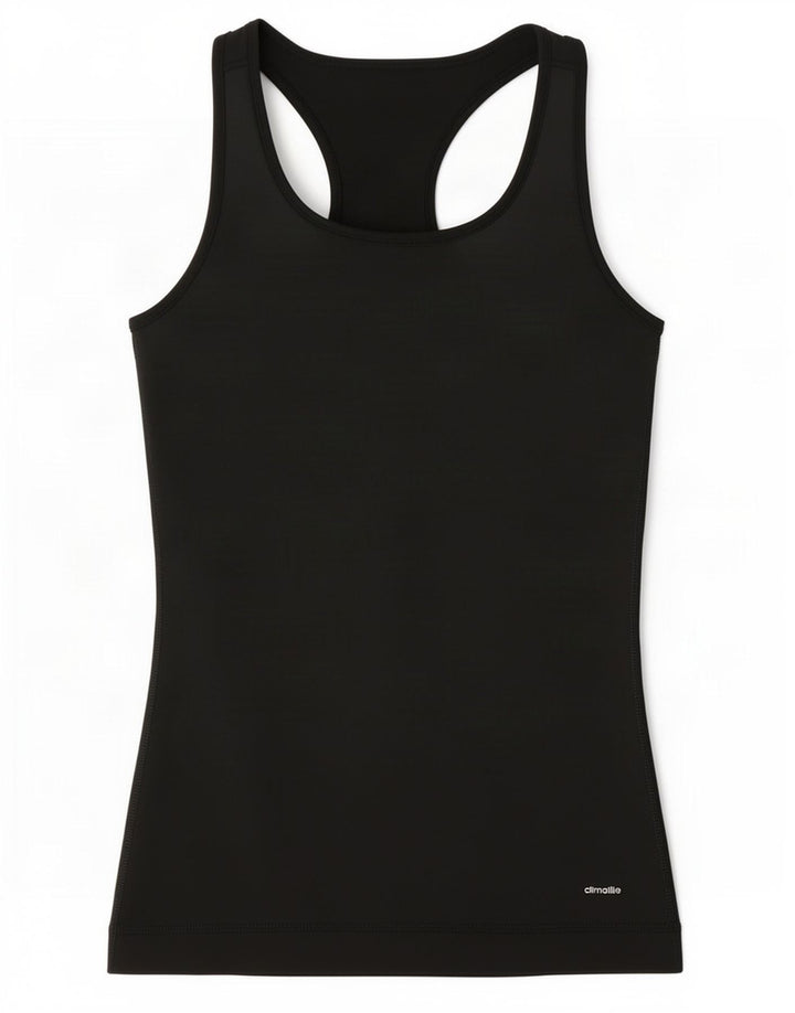 Vest Top Climalite pentru femei Adidas UK 12/14 Poliester mediu negru