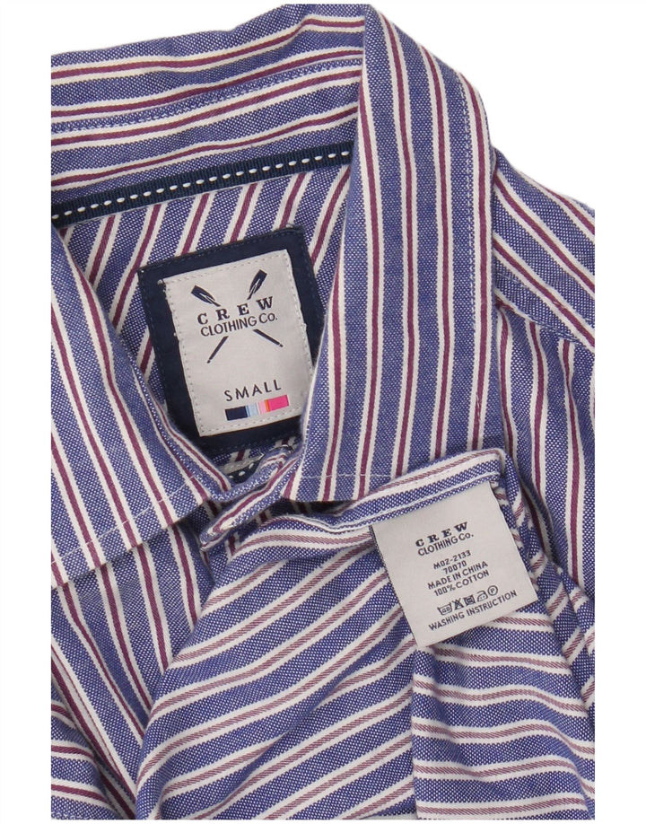 Crew Clothing Cămașă pentru bărbați Bumbac cu dungi albastre mici