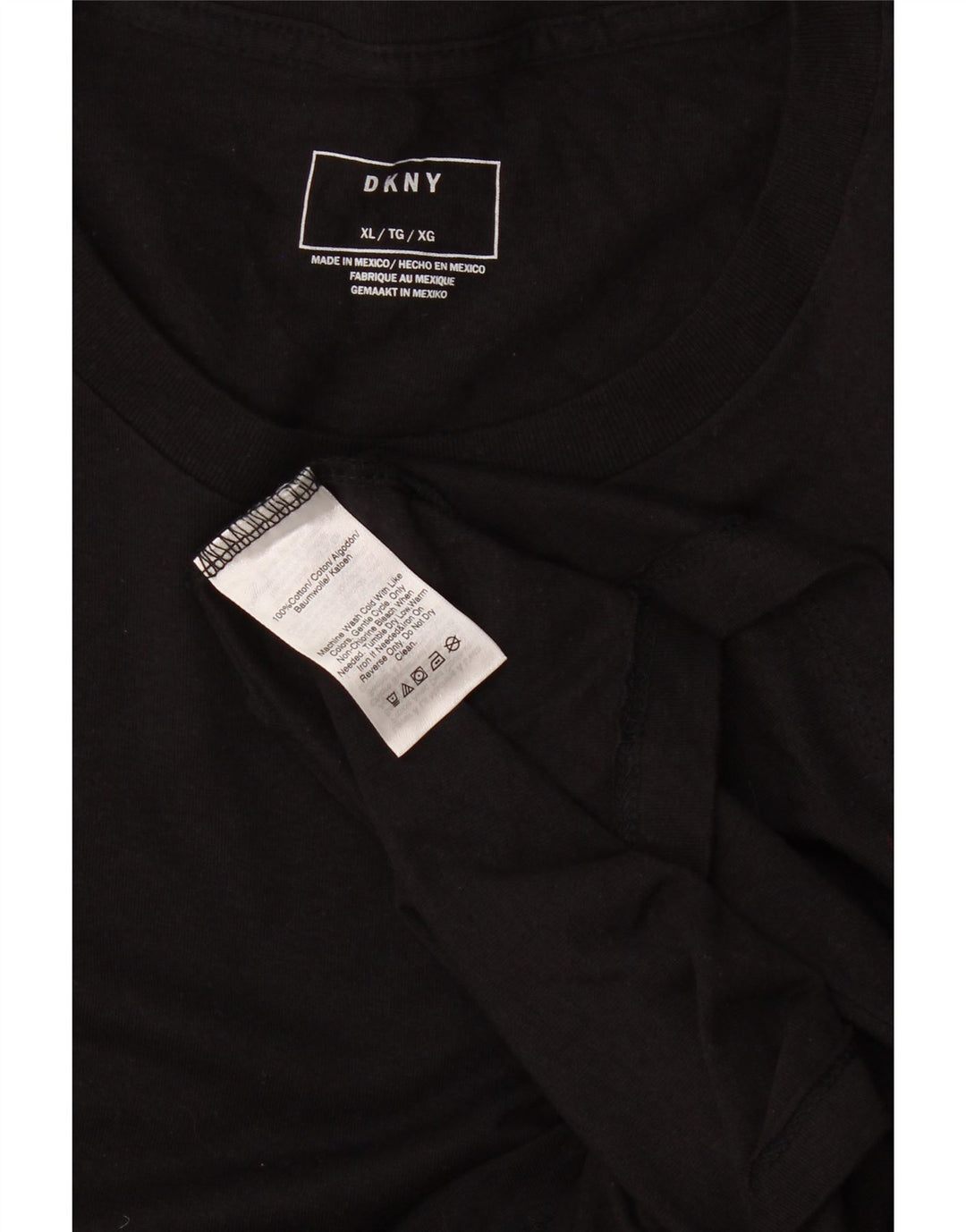 Tricou grafic pentru bărbați Dkny Top XL bumbac negru
