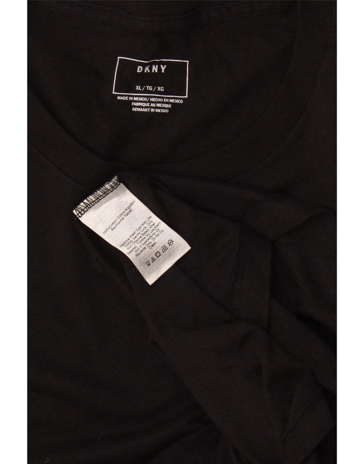 Tricou grafic pentru bărbați Dkny Top XL bumbac negru
