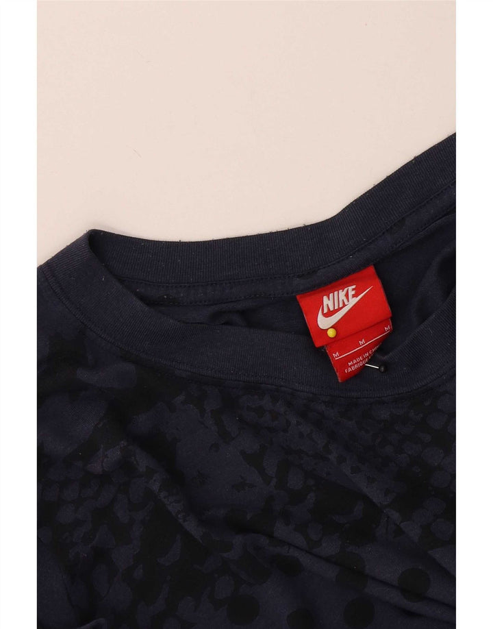 Tricou pentru femei Nike cu model abstract Top UK 14 Medium Bleumarin
