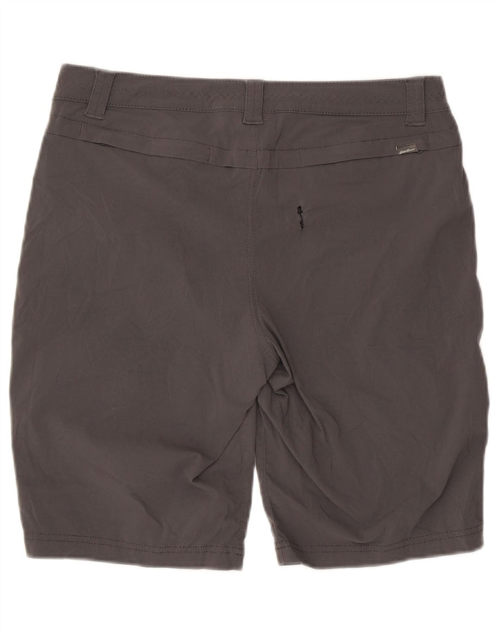 Pantaloni scurți de drumeție pentru femei Eddie Bauer US 10 Large W32 Nylon gri